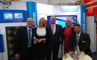 The Labcold team with Matt MD of MSoft E Solutions